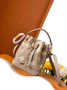 Louis Vuitton Nano Noé Bag M46291 Gray Leather - Default Title - View 1
