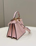 Fendi 8BN335 Peekaboo ISeeU Petite Padded Nappa Leather Bag Pink