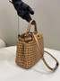 Fendi Peekaboo 8BN244 Mini bag Leather Dark Beige