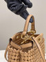 Fendi Peekaboo 8BN244 Mini bag Leather Dark Beige