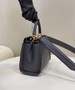 Fendi 8BN244 Peekaboo Mini Dark Gray leather bag 2125CS