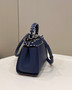 Fendi Peekaboo Mini Selleria Bag 8BN244 Navy Blue