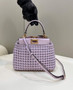 Fendi Peekaboo 8BN244 Mini bag Leather Purple
