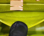 Fendi 8BN335 Peekaboo ISeeU Petite Padded Nappa Leather Bag Yellow green