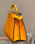 Fendi 8BN327 Peekaboo Iseeu Small Bag Yellow