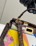 Fendi Peekaboo Mini Selleria Bag 8BN244 Brown