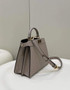 Fendi 8BN327 Peekaboo Iseeu Small Bag Gray