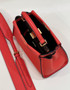 Fendi 8BN244 Peekaboo Mini Red leather bag 2125CS