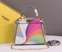 Fendi 8BN244 Peekaboo Mini Selleria Bag Blue