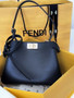 Fendi Peekaboo Soft Small Leather Black 8BN365