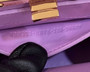 Fendi 8BN335 Peekaboo ISeeU Petite Padded Nappa Leather Bag Purple