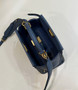 Fendi 8BN244 Peekaboo Mini Blue leather bag 2125CS