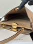 Fendi Peekaboo Soft Medium Apricot Leather Bag 8BN353