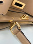 Fendi Peekaboo Soft Medium Apricot Leather Bag 8BN353