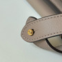 Fendi Peekaboo Soft Large Gray Leather Bag 8BN358