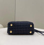 Fendi Peekaboo 8BN244 Mini bag Leather Navy Blue