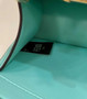 Fendi 8BN335 Peekaboo ISeeU Petite Padded Nappa Leather Bag Blue Green