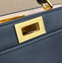 Fendi 8BN327 Peekaboo Iseeu Small Bag Black