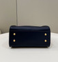 Fendi 8BN244 Peekaboo Mini Navy Blue leather bag 2125CS