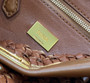 Fendi 8BN244 Peekaboo Mini bag Leather Bronw