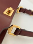 Fendi Peekaboo Soft Medium Brown Leather Bag 8BN353