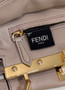 Fendi 8BN244 Peekaboo Mini Mint light pink leather interlace bag