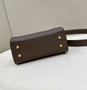 Fendi 8BN244 Peekaboo Mini Gray leather bag 2125CS