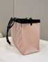 Fendi 8BH374 X-Tote Pink canvas shopper with FF embroidery