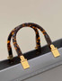 Fendi Sunshine Medium Bag Gray leather shopper 8BH386
