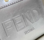 Fendi Sunshine Medium Silver leather shopper 8BH386