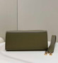 Fendi Sunshine Medium Bag Dark Green leather shopper 8BH386
