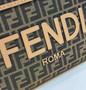Fendi Sunshine Small Bag Brown FF leather 8BH394
