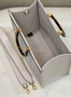 Fendi 8BH386 Sunshine Medium Two-toned perforated leather shopper
