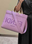 Fendi Sunshine Medium Bag Purple leather shopper 8BH386