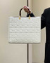 Fendi Sunshine Medium Bag 8BH386 White leather shopper