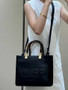 Fendi Sunshine Small Bag 8BH394 Black leather shopper