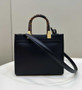 Fendi Sunshine Small Bag 8BH394 Black leather shopper