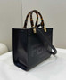 Fendi Sunshine Small Bag 8BH394 Black leather shopper