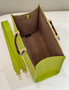 Fendi Sunshine Medium Bag 8BH386 Green leather shopper
