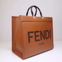 Fendi Sunshine Large Bag 8BH372 Brown Leather Shopper