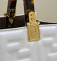 Fendi Sunshine Small Bag White leather shopper 8BH394
