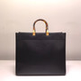 Fendi Sunshine Large Bag 8BH372 Black Leather Shopper