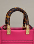 Fendi Mini Sunshine Shopper plum leather mini-bag 8BS051