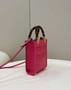 Fendi Mini Sunshine Shopper plum leather mini-bag 8BS051