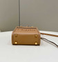 Fendi Mini Sunshine Shopper apricot leather mini-bag 8BS051