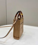 Fendi Mini Sunshine Shopper apricot leather mini-bag 8BS051