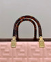 Fendi Sunshine Medium Bag 8BH386 Pink leather shopper