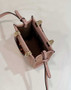 Fendi Mini Sunshine Shopper 8BS051 pink leather mini-bag with FF motif