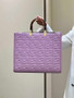 Fendi Sunshine Medium Bag 8BH386 Purple leather shopper