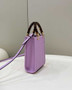 Fendi Mini Sunshine Shopper 8BS051 purple leather mini-bag with FF motif